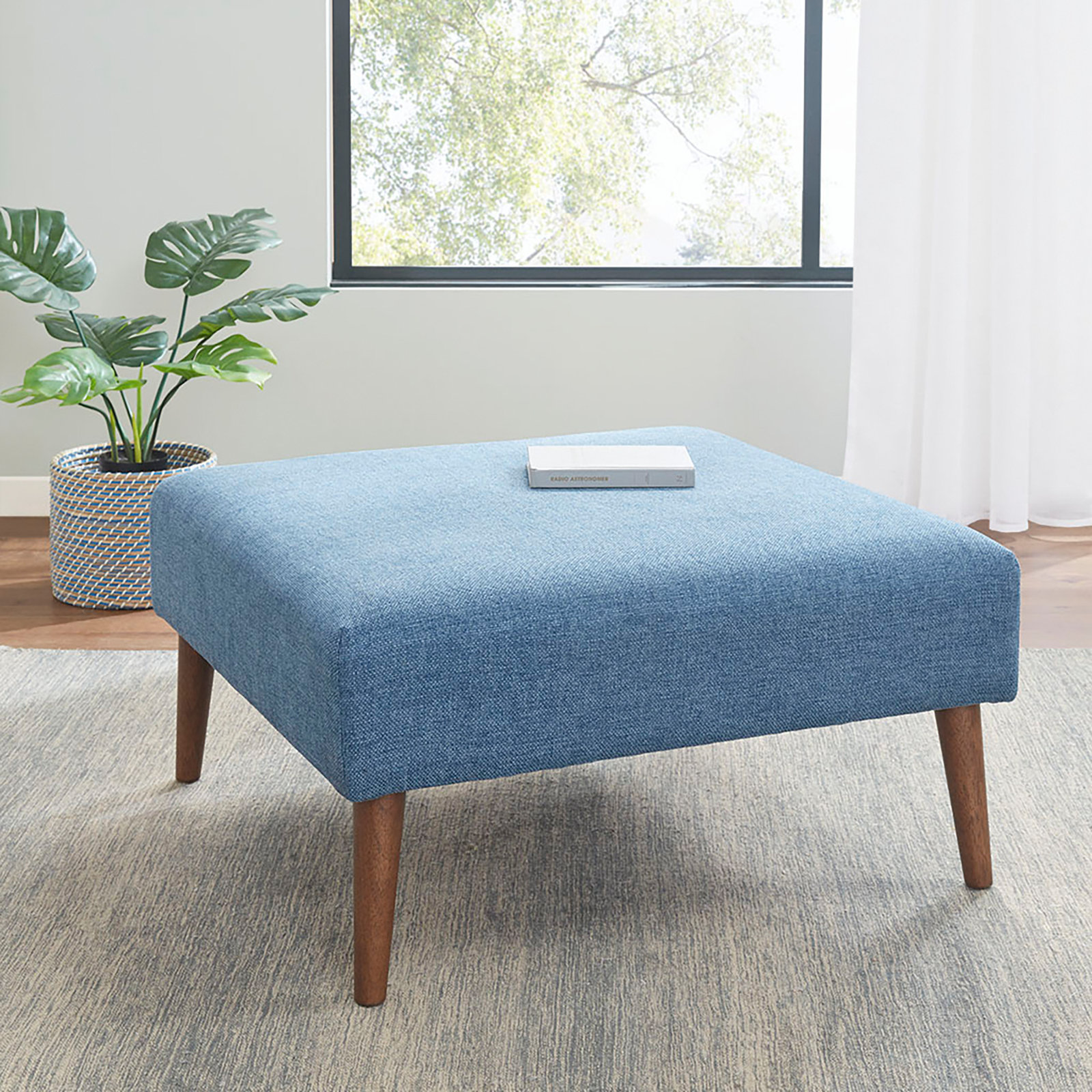 Ink + Ivy Upholstered Ottoman & Reviews